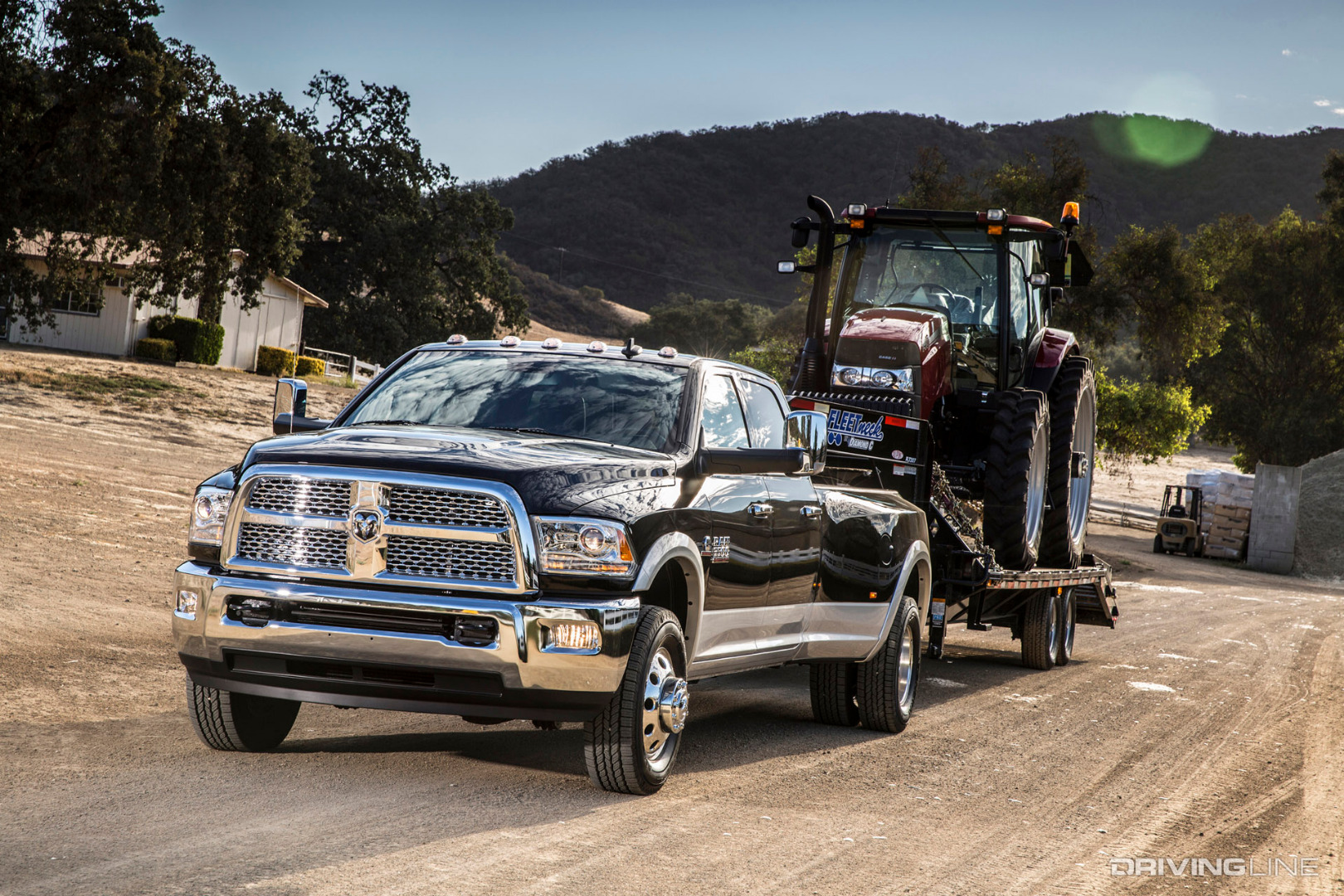 Ram 3500 long bed heavy duty truck towing