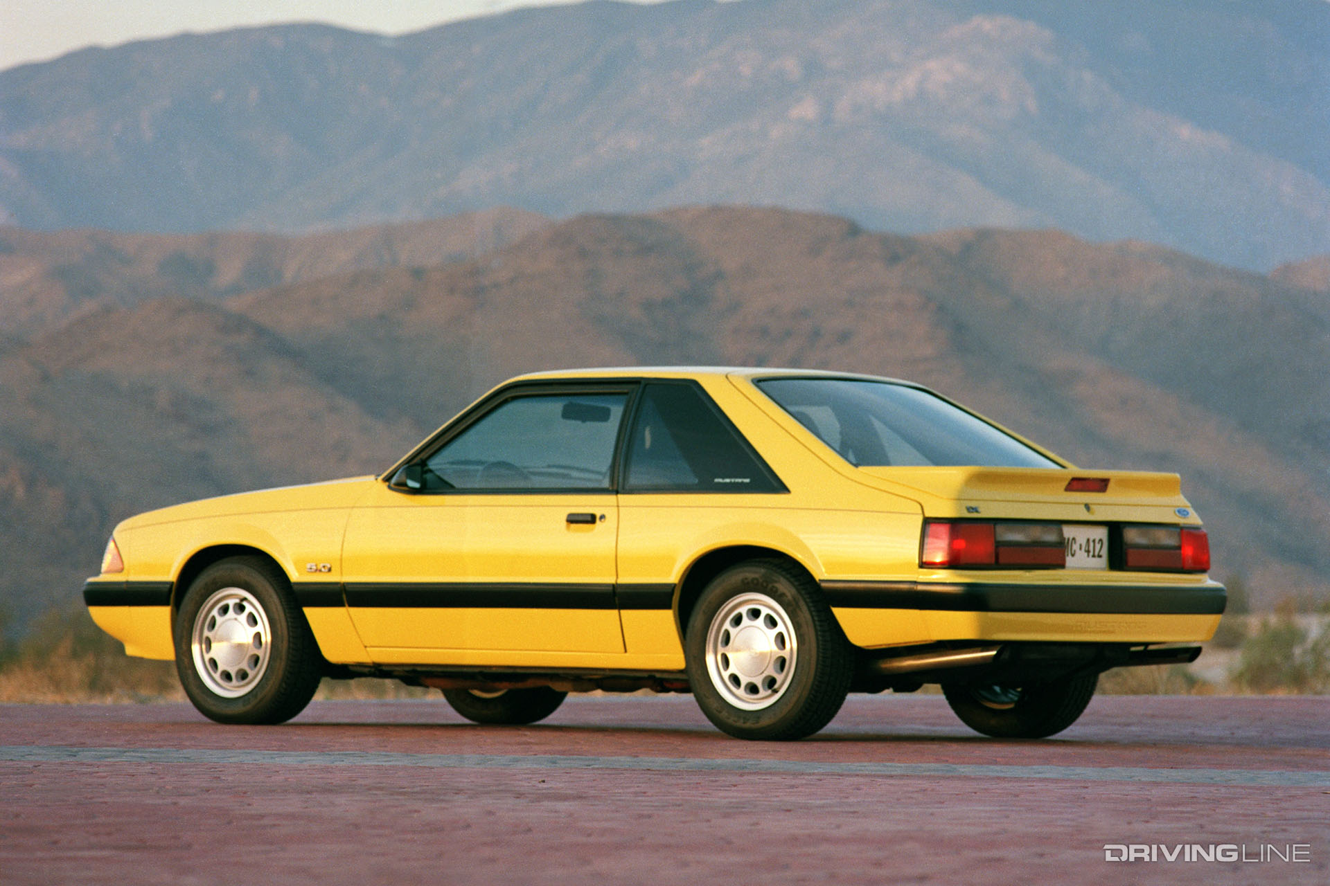 Fox Body LX Mustang Yellow