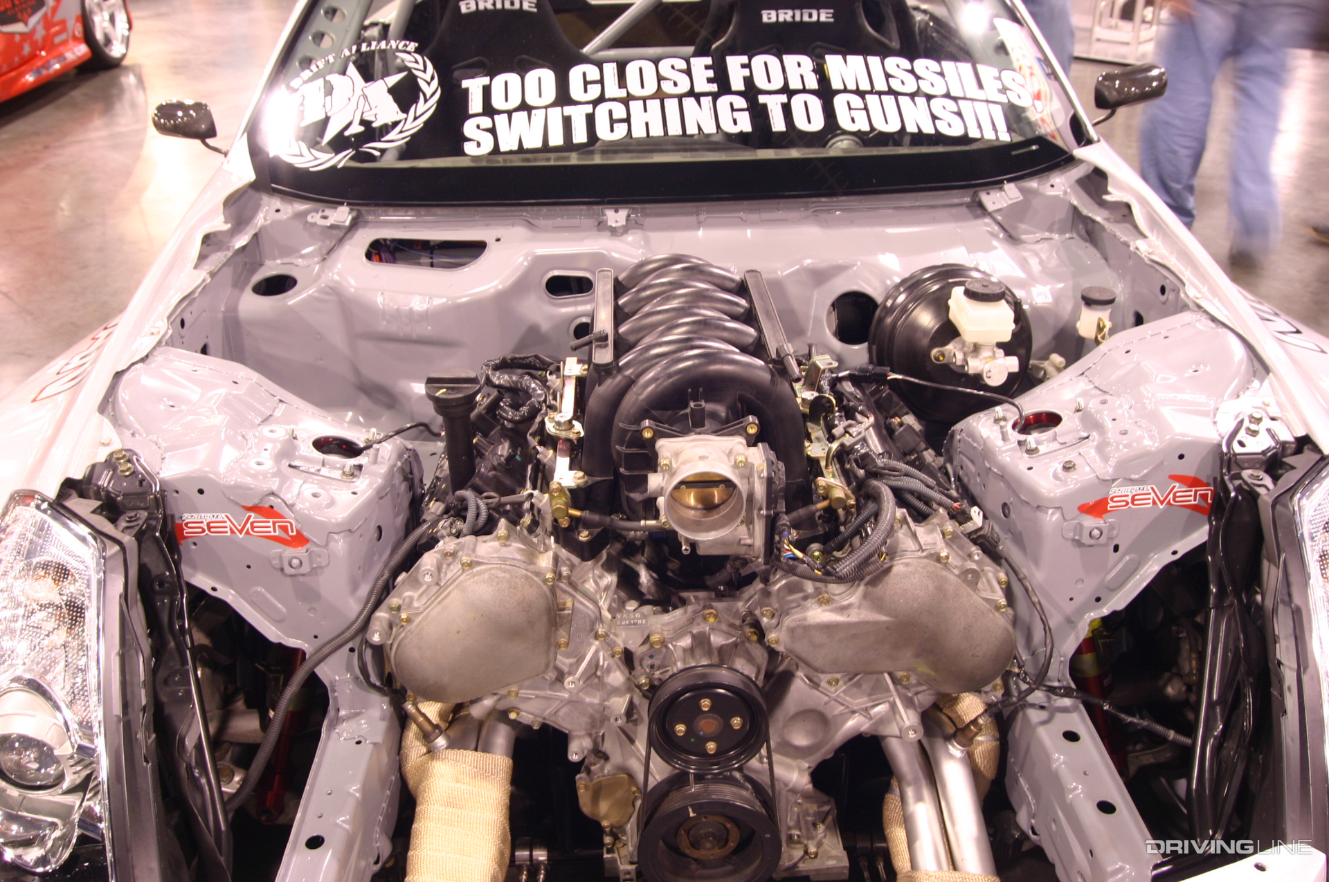 Chris Forsberg's VK56 V8 engine swap into the 350Z chassis was groundbreaking when it was debuted at the SEMA show in November of 2004