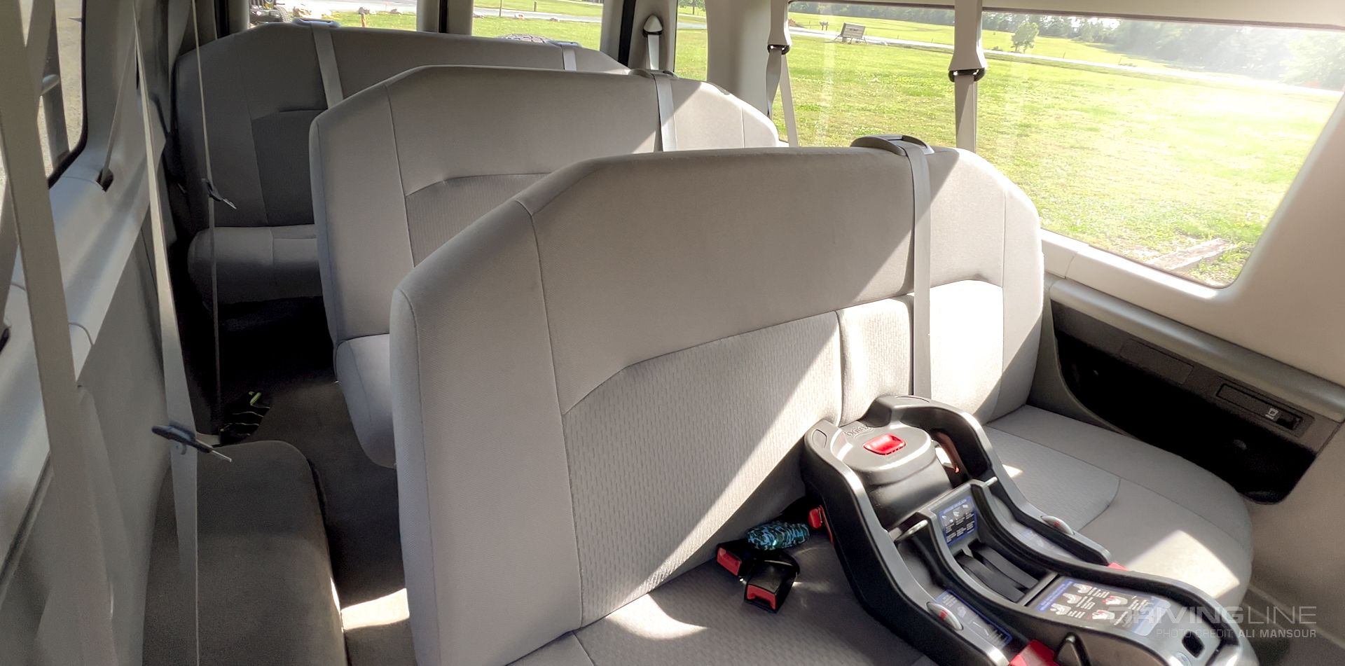 2014 Ford E350 Passenger van rear seats interior shot