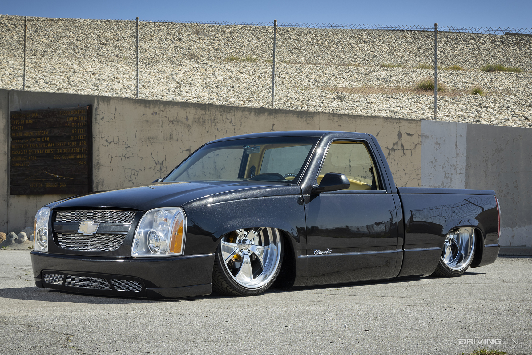Brian Hill's 1989 OBC Chevy Pickup Built by Chassis by Aaron Iha on Hydraulics