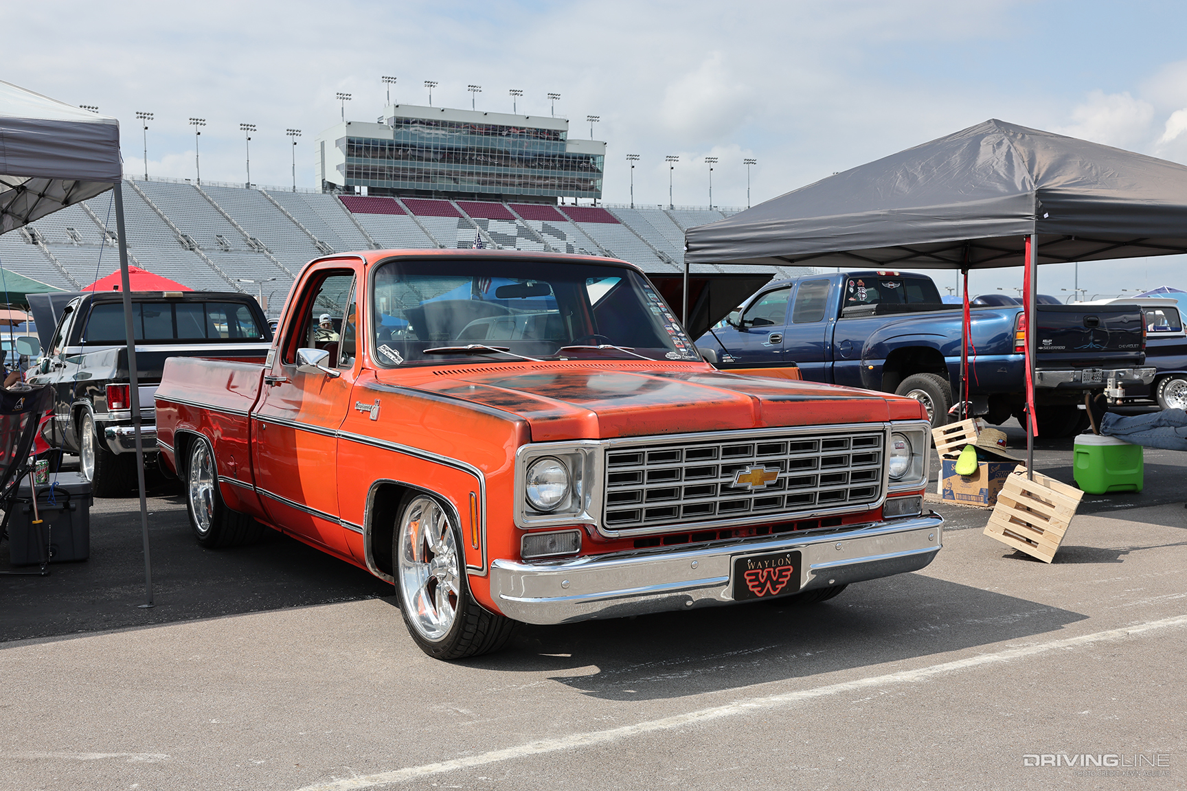 Scott Haynes’ ’76 Chevy Cheyenne at ’23 C10 Nationals in Nashville, TN