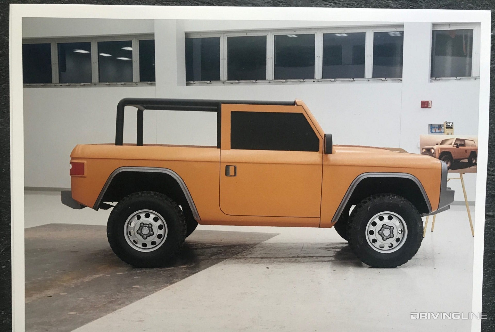 Ford Bronco U260 Concept side view yellow