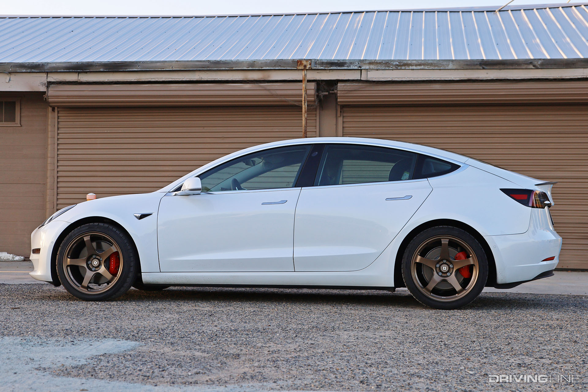 Tesla Model 3 Performance Side View