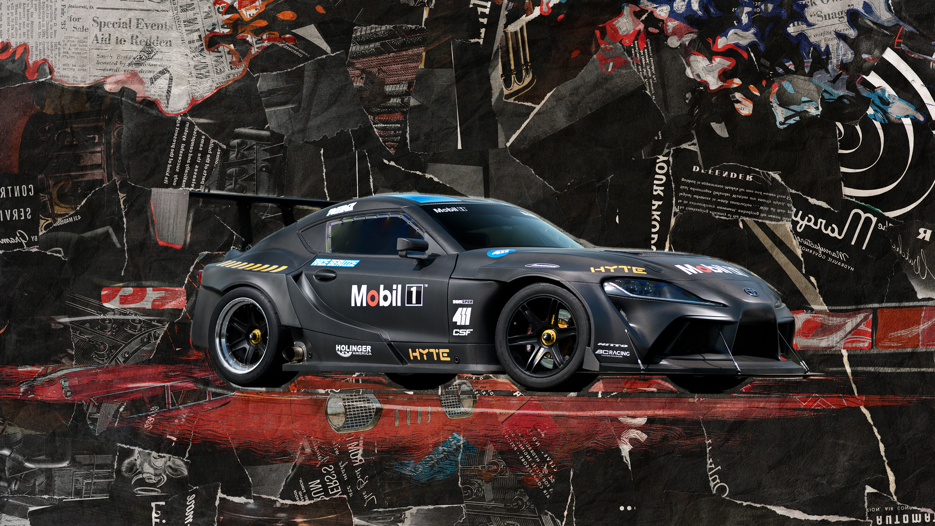 Ryan Tuerck Judd-V10 Powered Carbon fiber Supra on Nitto NT01 tires