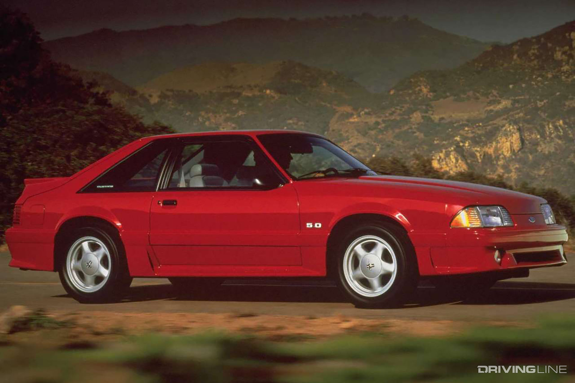 Ford Mustang GT Fox Body Red