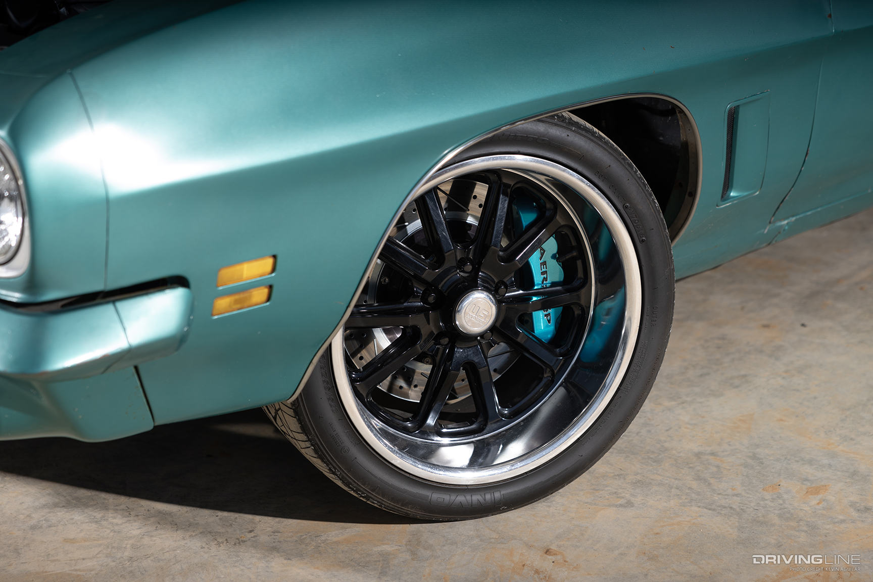 US Mags Wheels of Cynthia Pierce's '72 Pontiac GTO