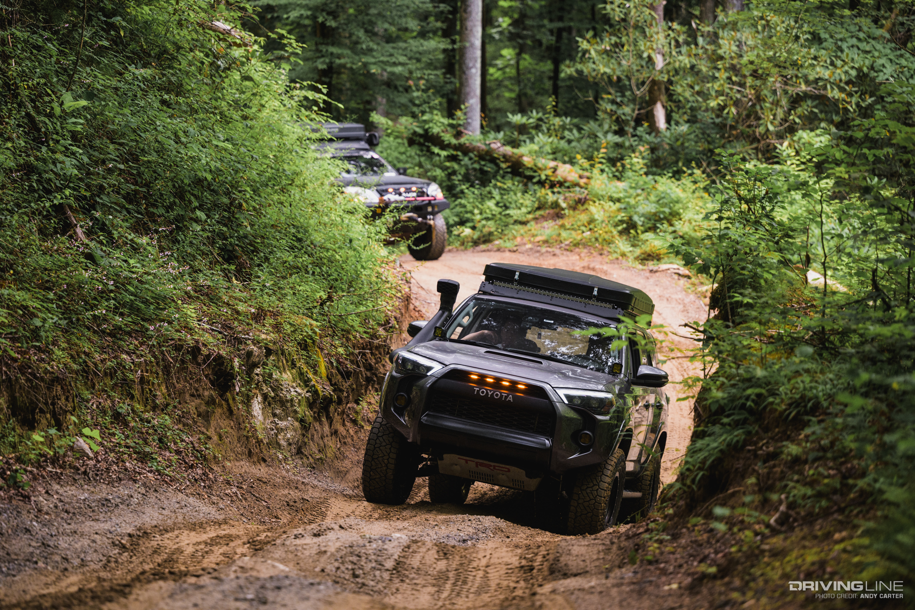Toyota 4Runner on off-road trail